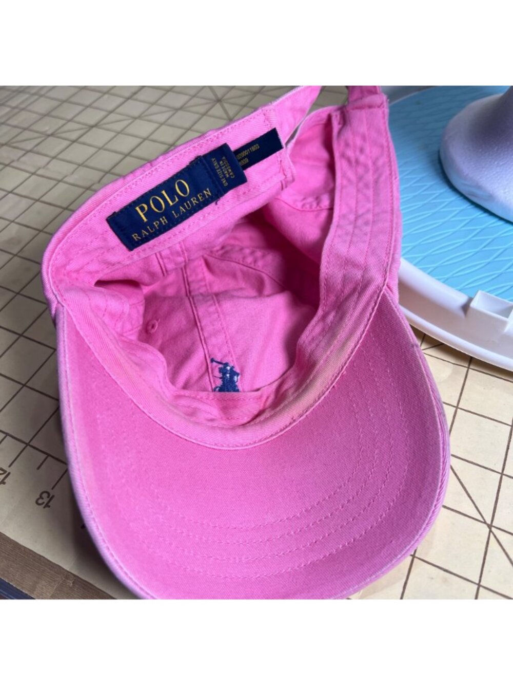 Polo Ralph Lauren Pink Adjustable Baseball Cap With Embroidered Logo - Picture 5 of 5